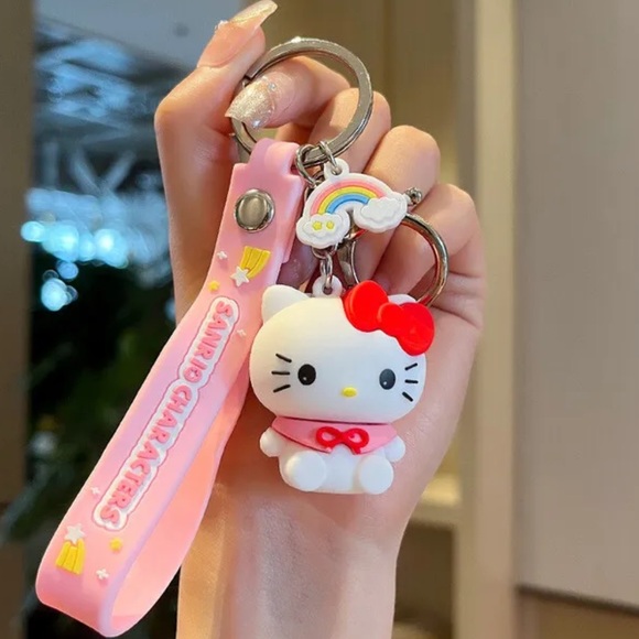 Hello Kitty Other - Sanrio Hello Kitty Friends Cartoon Kawaii Keychain Purse Charm 3D Keychain